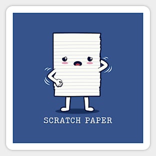 Scratch Paper Sticker